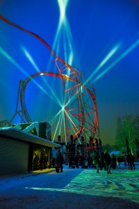 Elation Proteus chosen for light art piece at Valkea Light and Art Festival