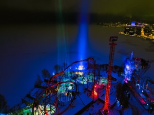 Elation Proteus chosen for light art piece at Valkea Light and Art Festival