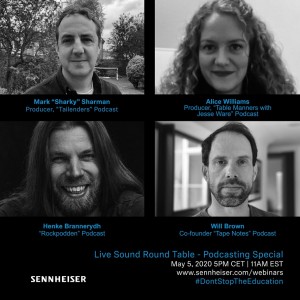 Corona: Sennheiser’s round table on podcasting on May 5